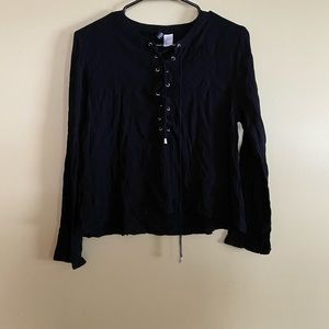 Lace Up Top
